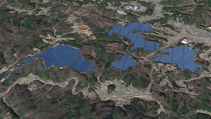パシフィコ?エナジー作東メガソーラー発電所